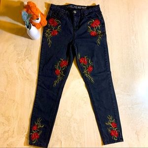 Vanilla Star Black Jeans, High Rise Skinny Fit